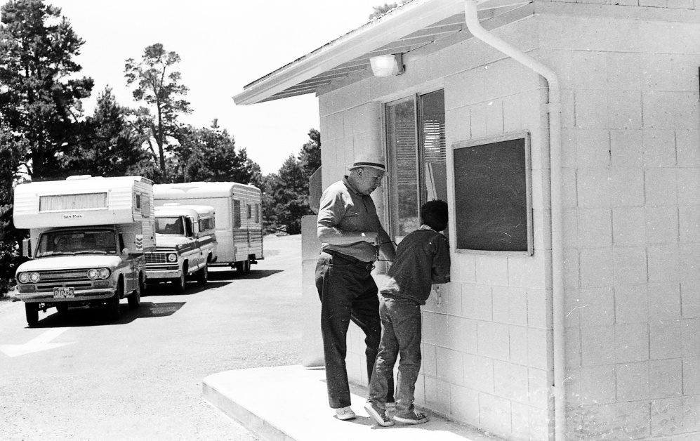 Information center at Bullards Beach State Park, 1971