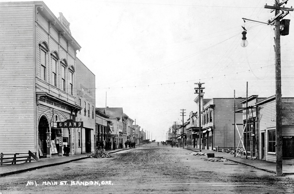 Main Street Bandon, early 1900s
