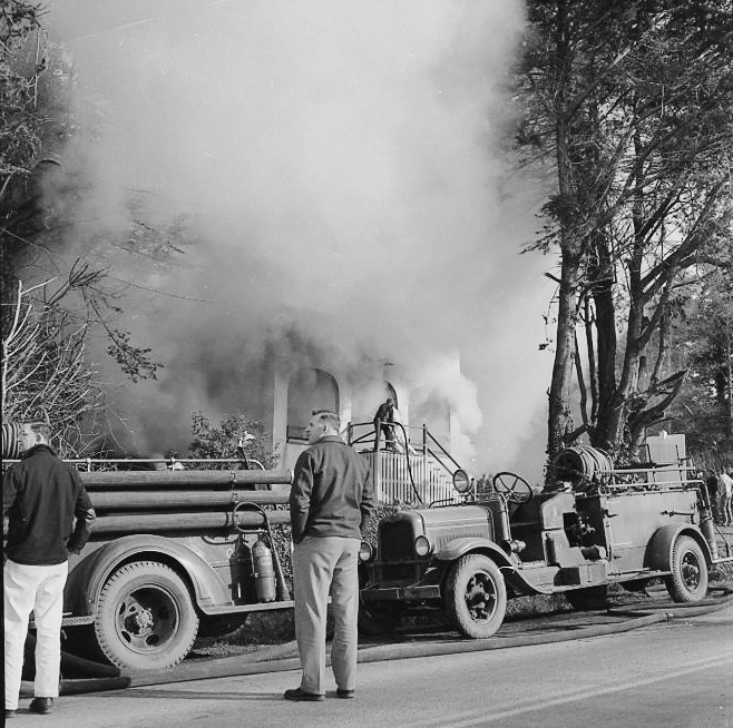 Fire, Jack Kronenberg's office, 1956