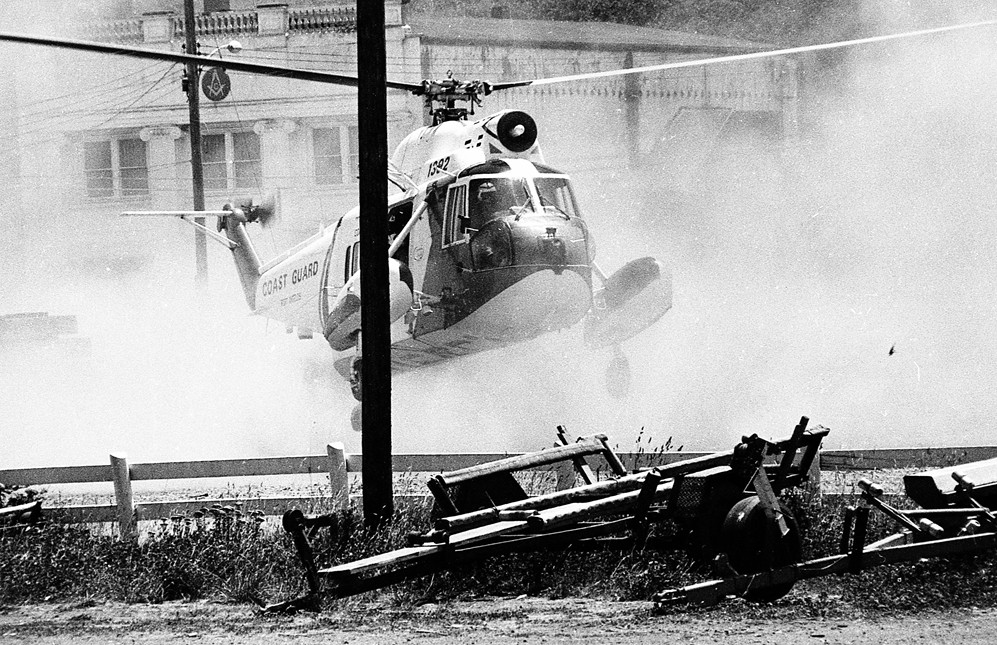 U.S. Coast Guard helicopter, 1973