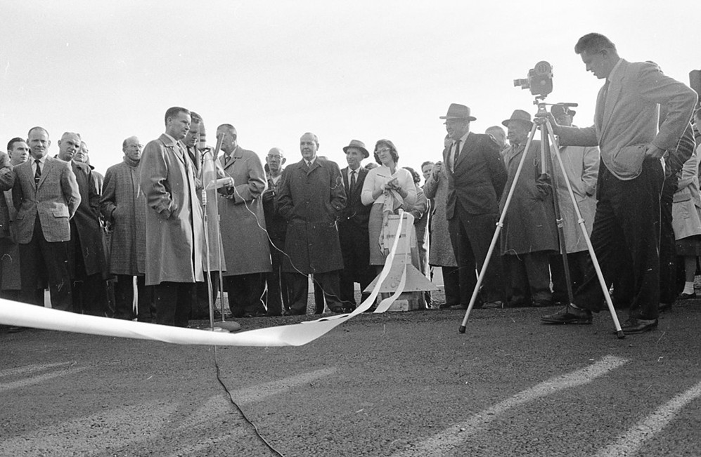 Highway 101 dedication, 1960