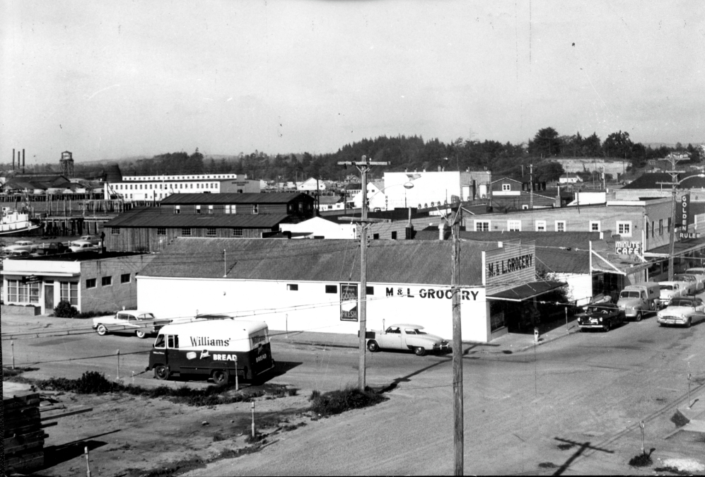 Downtown Bandon, 1956