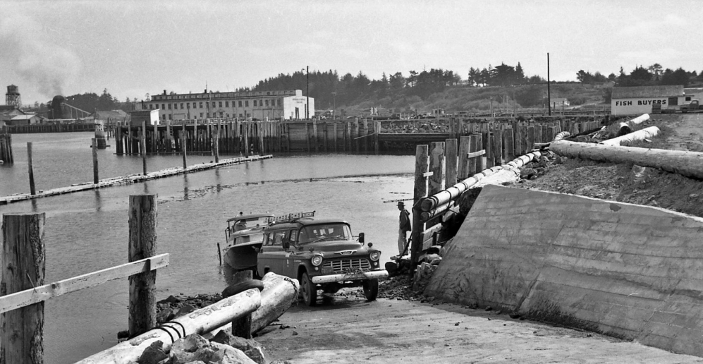 Port of Bandon boat  ramp, 1962