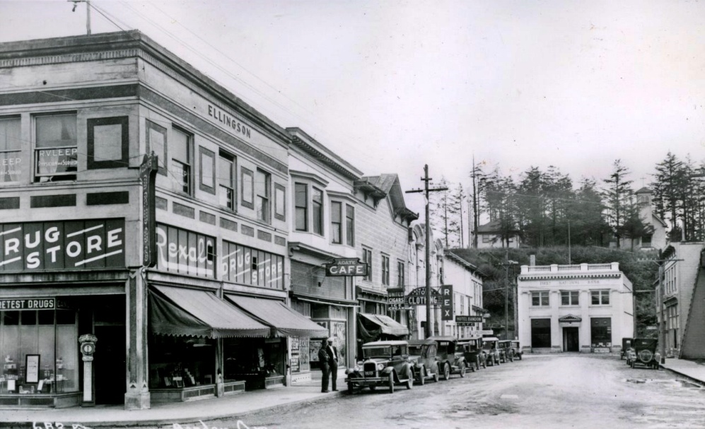 Downtown Bandon, 1929