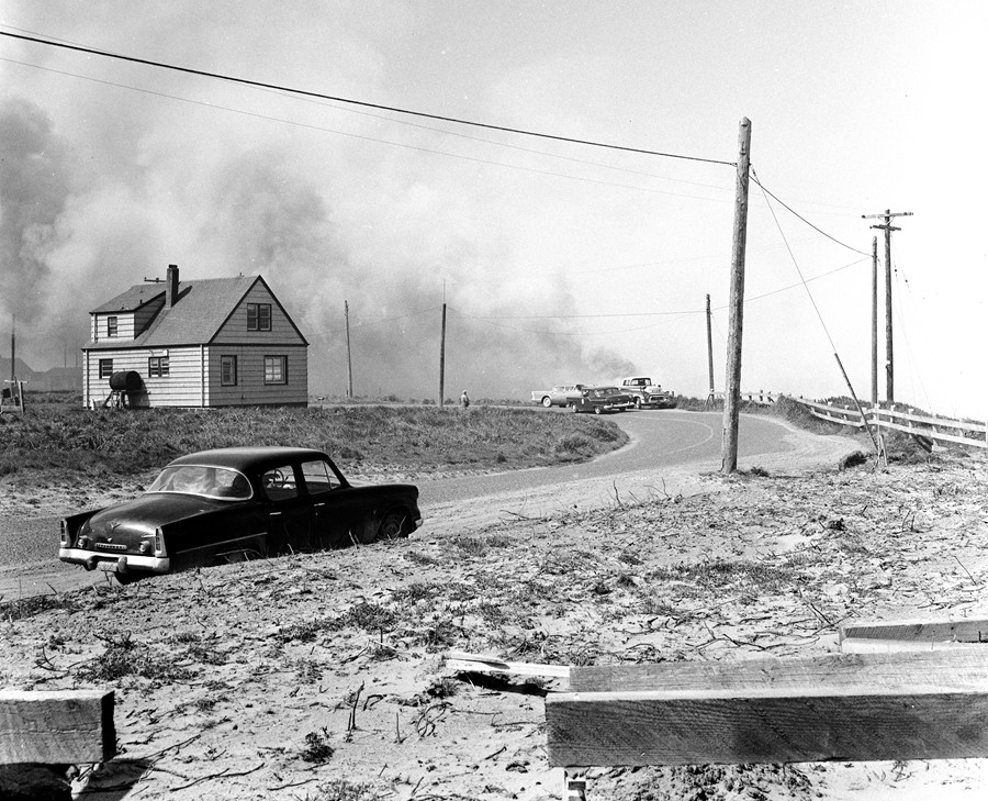 Gorse fire, 1958
