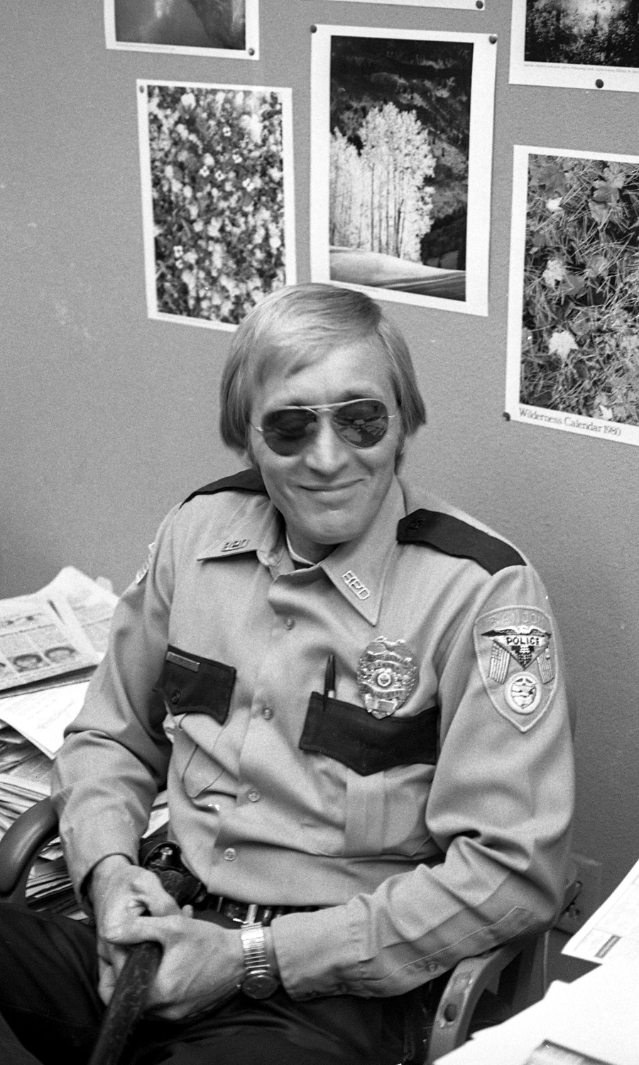 Bandon Police Officer Mike Trotter, 1980