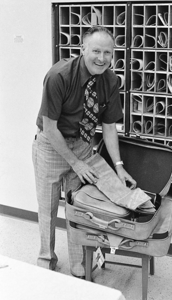 Postmaster Jack Ward, 1977