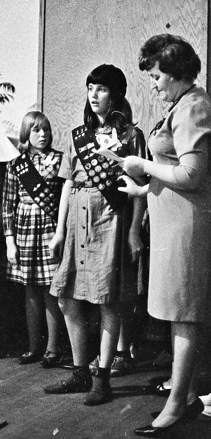 Girl Scouts awards banquet, 1966