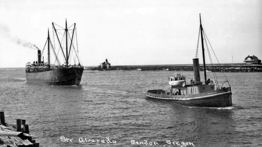Steamer Alvarado and Tug Klihyam