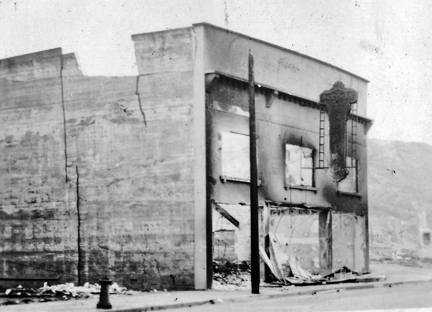 Hartman Theatre, after the Fire of 1936