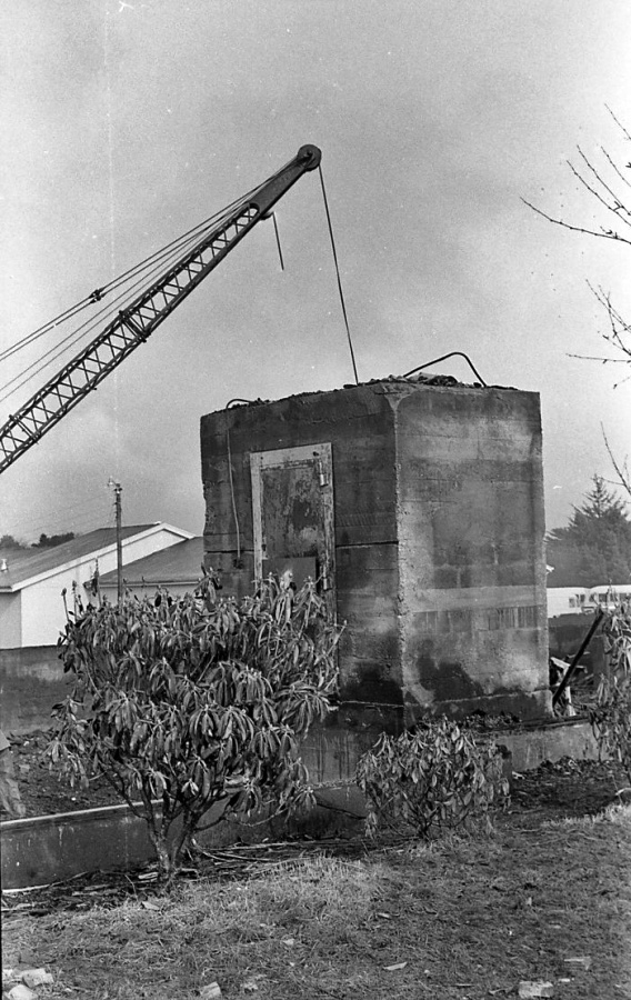 Bandon High School safe after the fire of 1974
