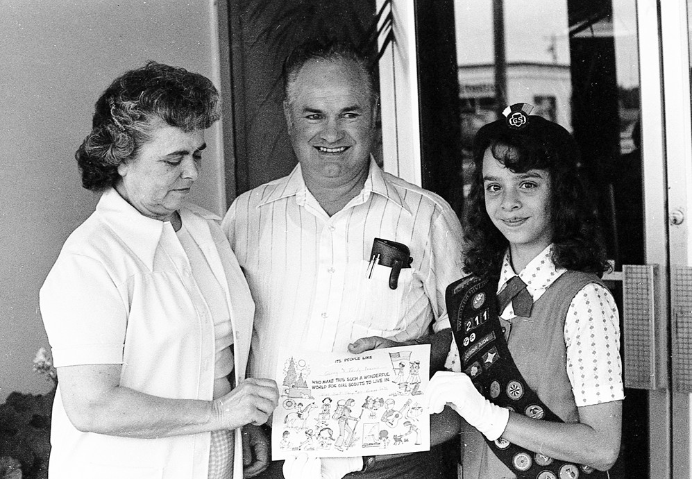 Trudy and Gerry Fraser and  Ramona Smith, 1979