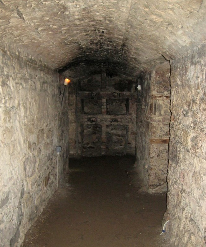 underground vault for gold storage